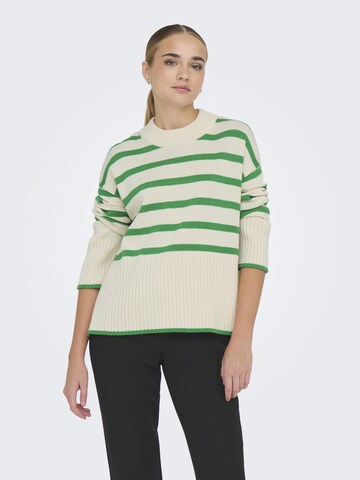 ONLY - Jersey en beige: frente