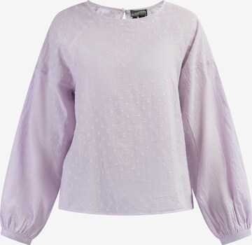 DreiMaster Vintage - Blusa 'Abrel' em roxo: frente