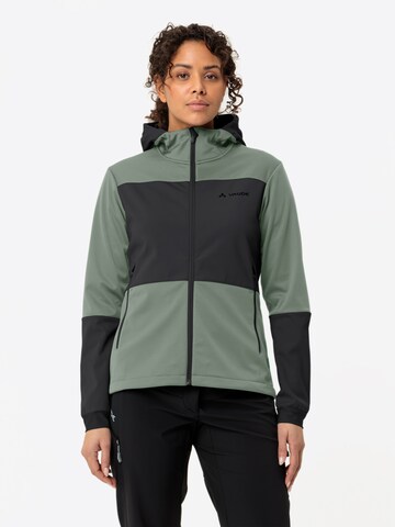 VAUDE Sports jacket 'W Qimsa HD SFT J' in Green: front