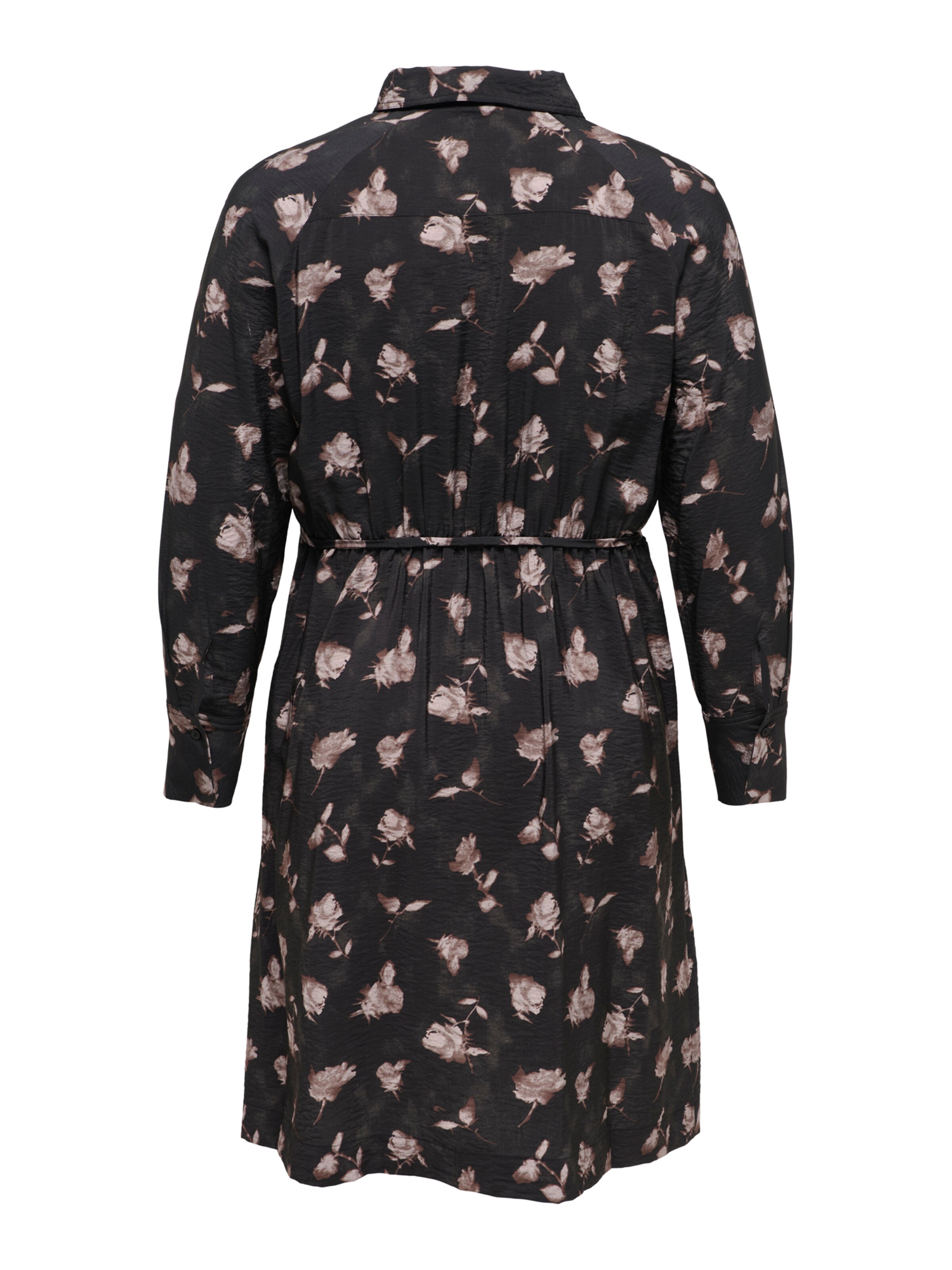 ONLY Carmakoma Shirt Dress 'CARRIE' in Brown