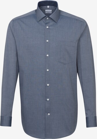 Chemise business SEIDENSTICKER en bleu : devant