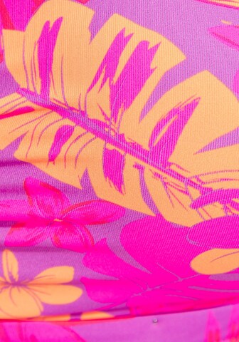 VENICE BEACH Bandeau Bikini Top in Purple