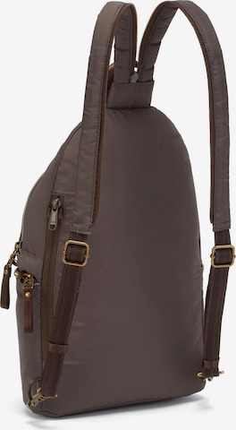 Pacsafe Rucksack in Braun