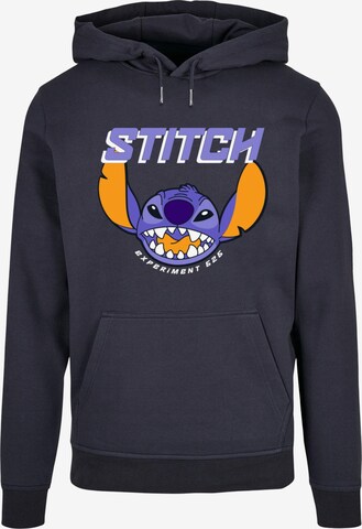 ABSOLUTE CULT Sweatshirt 'Lilo And Stitch - Experiment' in Blauw: voorkant