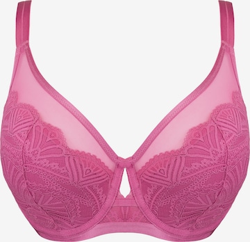 SugarShape Bra 'Luxe' in Pink: front