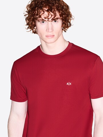 Maglietta 'XM001568U0009' di ARMANI EXCHANGE in rosso
