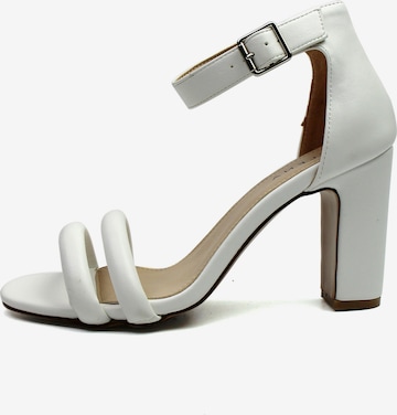 Celena - Sandalias con hebilla 'Chelsie' en blanco: frente