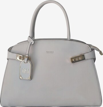 Borsa a mano di GianMarco Venturi in grigio: frontale