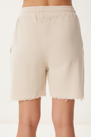 Happiness İstanbul Spodnie do garnituru w kolorze beżowy