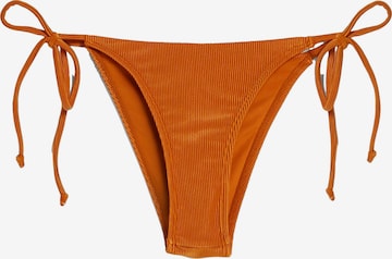 Bas de bikini Bershka en orange : devant