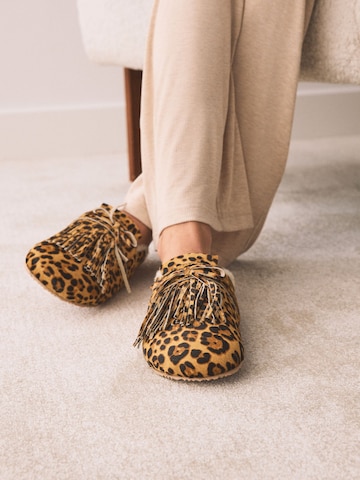 Pantoufle 'Fringe' Next en marron