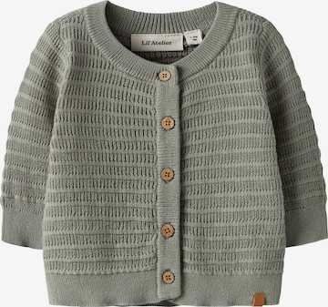 Lil'Atelier Strickjacke in Grün: Vorderseite