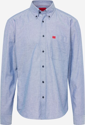 HUGO Button Up Shirt 'Evito' in mottled blue, Item view