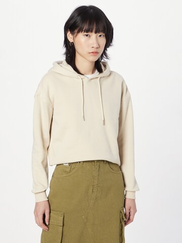 Sweat-shirt Urban Classics en beige : devant