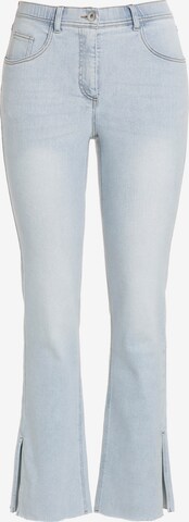 Studio Untold Flared Jeans in Blauw: voorkant