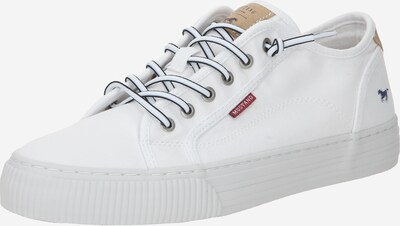 Sneaker low MUSTANG pe albastru / roşu închis / alb, Vizualizare produs