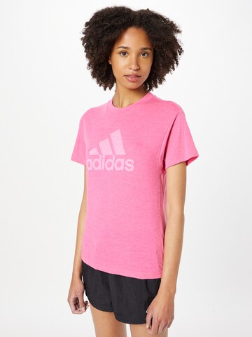 ADIDAS SPORTSWEAR Funktionsbluse 'Future Icons Winners 3' i pink: forside