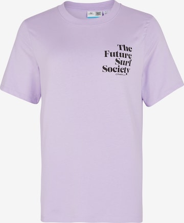 Tricou 'Future Surf Society' de la O'NEILL pe mov: față