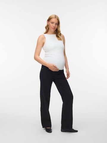 Vero Moda Maternity Wide leg Jeans 'VMMTessa' in Black
