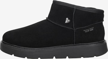 SKECHERS Enkellaarsje 'Keep Street - Cozy Mini' in Zwart: voorkant
