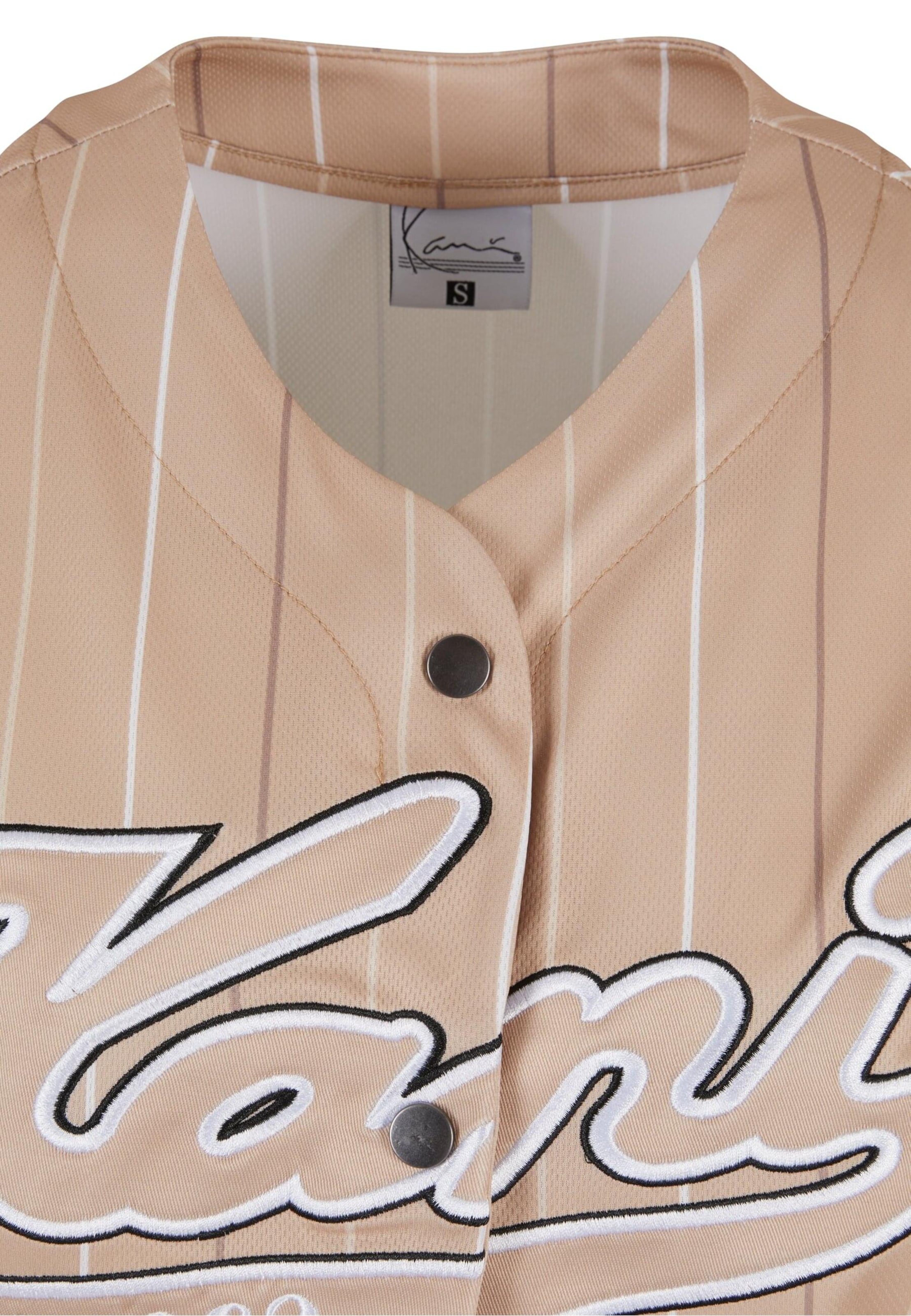 Karl Kani Jersey 'Varsity' in Beige