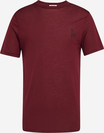 bleed clothing - Camisa 'Light-Breeze' em vermelho: frente