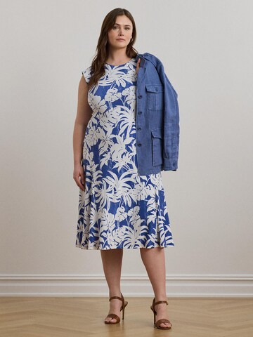 Lauren Ralph Lauren Plus Платье 'HANKA' в Синий: спереди