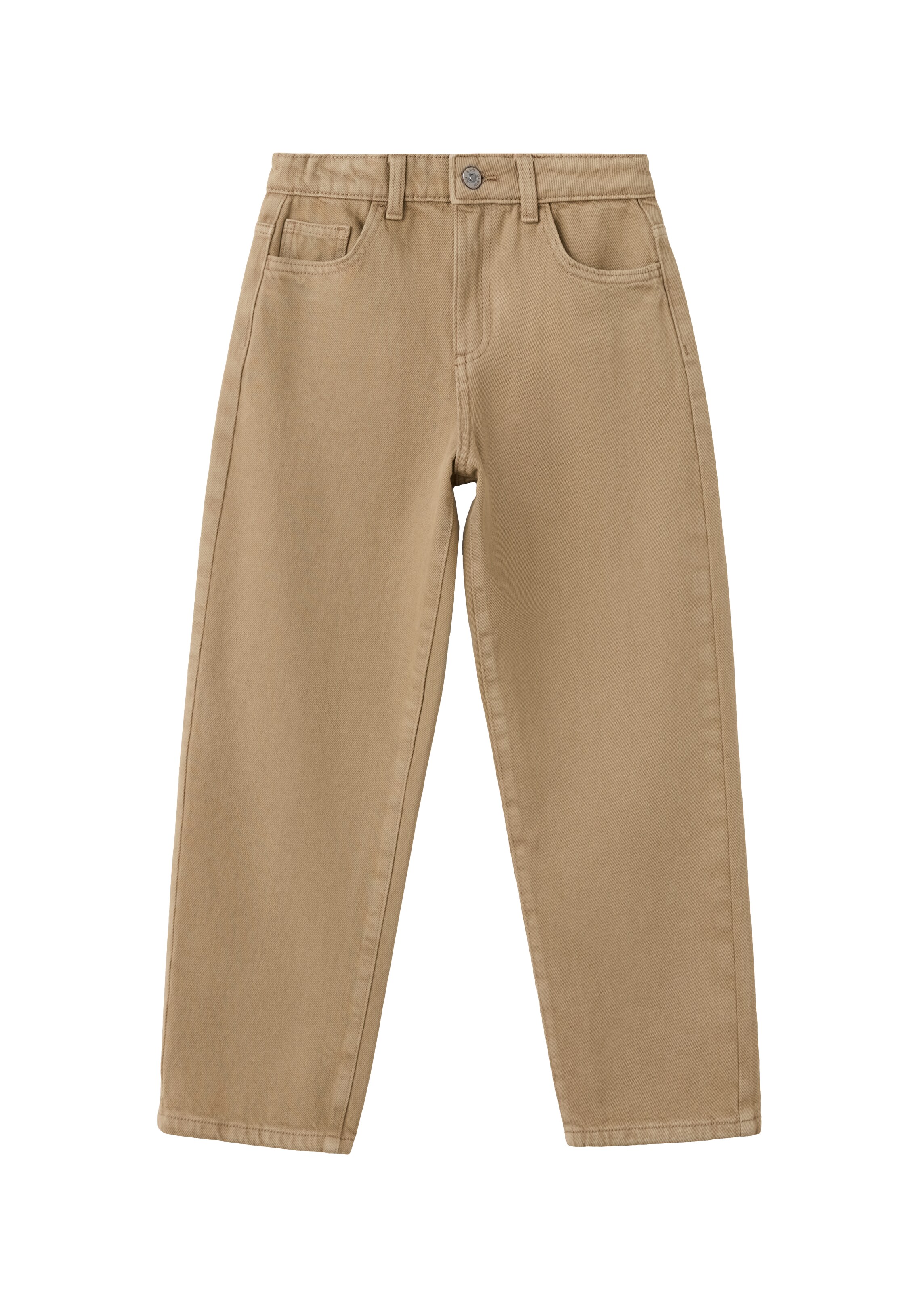 MANGO KIDS Regular Farkut 'SWEDEN' värissä beige: etupuoli
