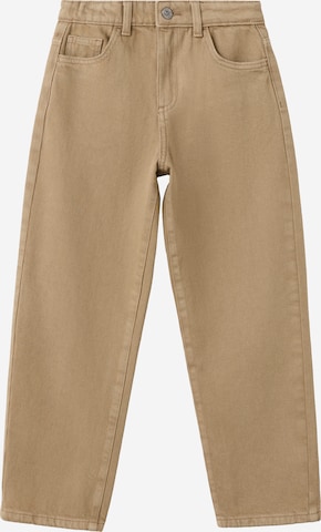 Regular Jeans 'SWEDEN' de la MANGO KIDS pe bej: față