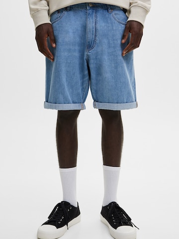 Pull&Bear Regular Shorts in Blau: predná strana