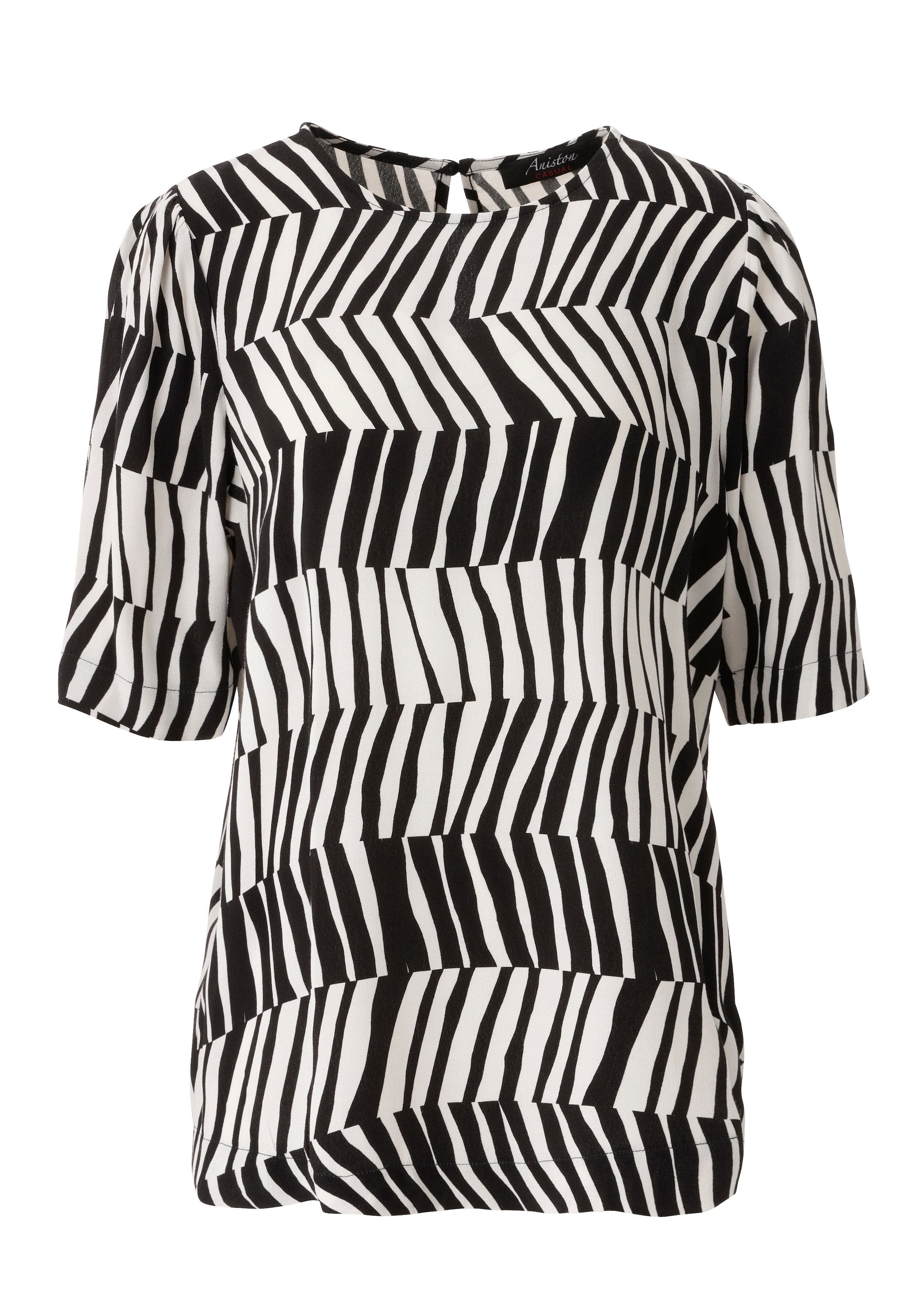 Aniston CASUAL Blouse in Black: front