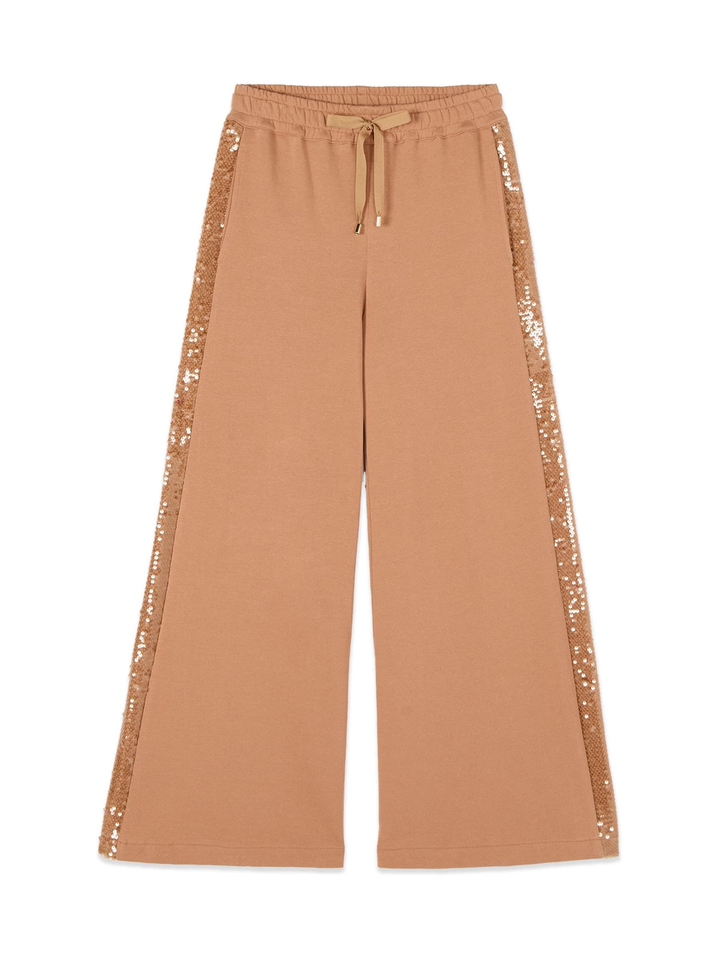 oltre - Ropa ancha Pantalón en marrón: frente