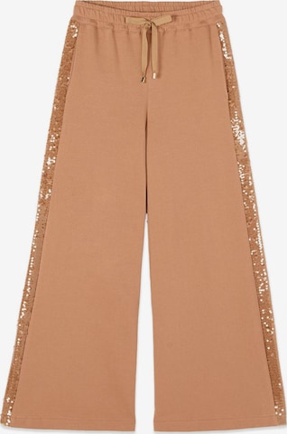 oltre - Ropa ancha Pantalón en marrón: frente