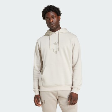 ADIDAS PERFORMANCE Sportsweatshirt 'Messi' in Beige: voorkant
