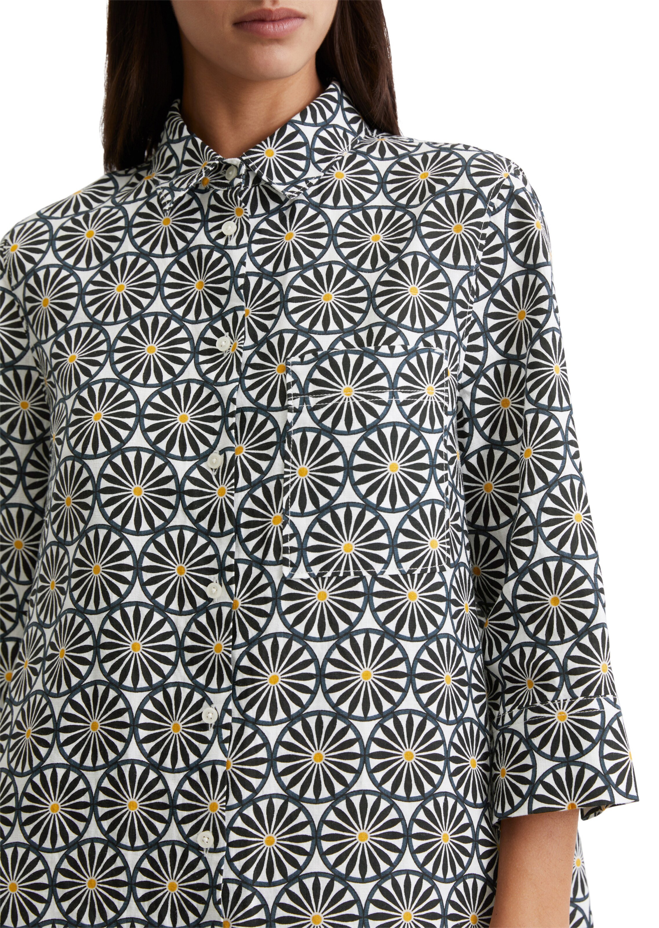 Marc O'Polo Платье-рубашка в Серый