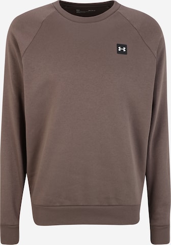 UNDER ARMOUR Sports sweatshirt 'Rival' in Brown: front