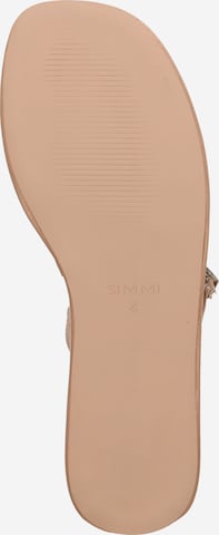 Simmi London Sandalen met riem in Beige