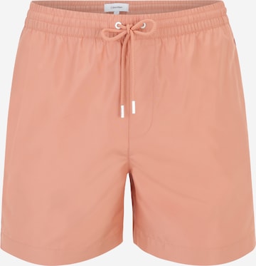 Calvin Klein Swimwear - Calções de banho em rosa: frente
