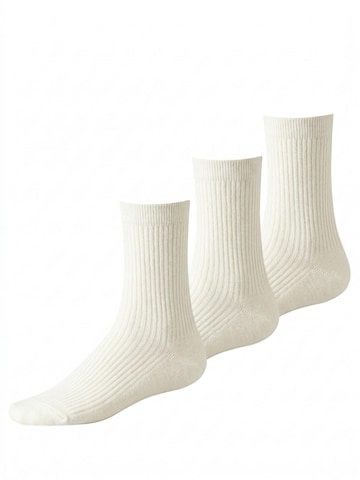 Millo Socks 'Cosy Steps' in White: front