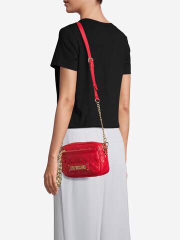 Sac à bandoulière Love Moschino en rouge