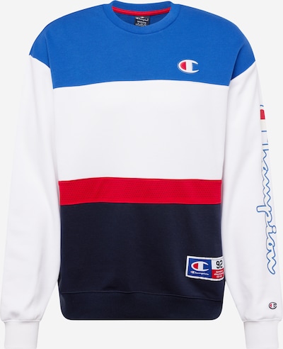 Champion Authentic Athletic Apparel Sweatshirt in blau / nachtblau / rot / weiß, Produktansicht