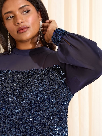 Friends Like These Robe en bleu marine, Vue avec produit