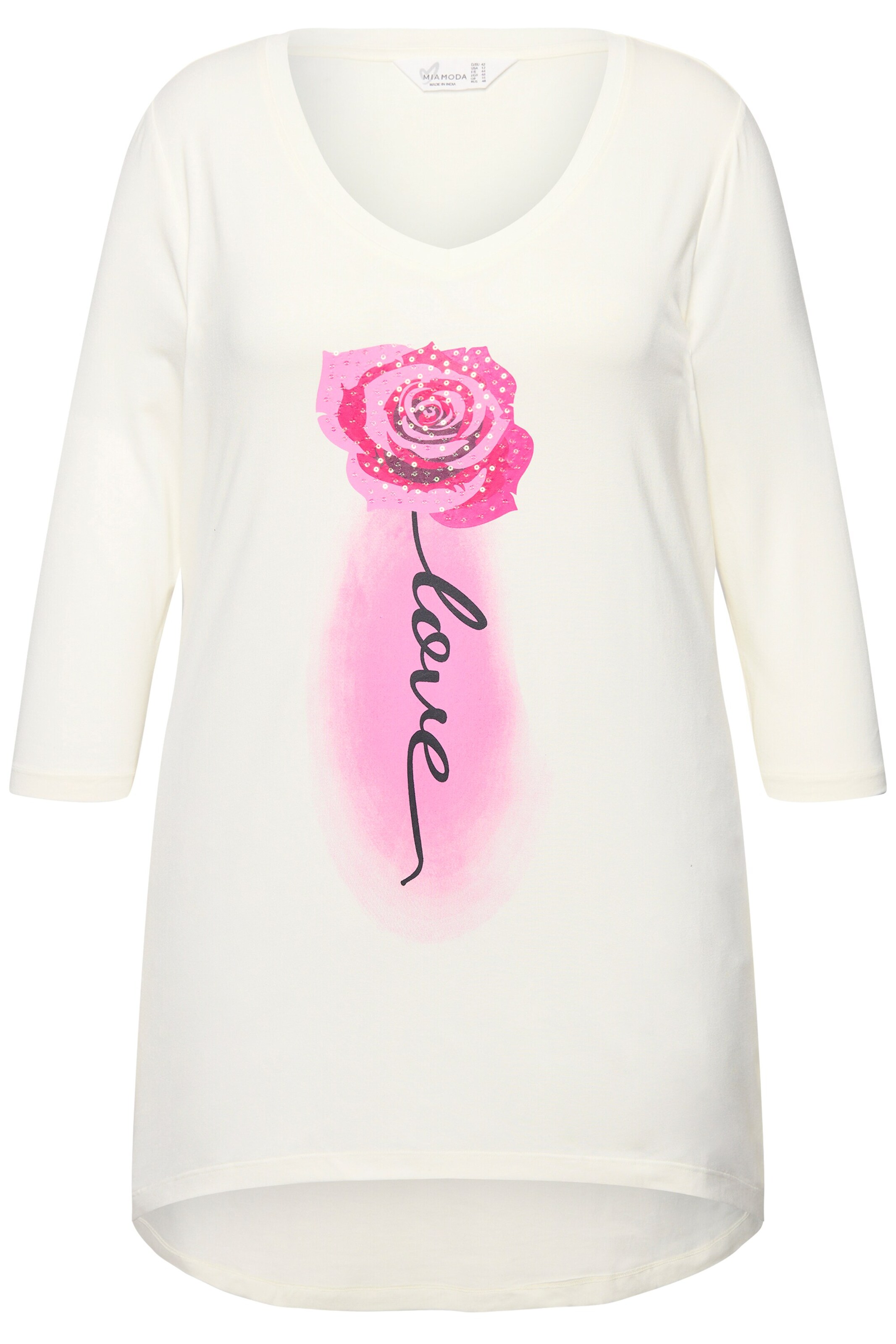 MIAMODA Shirt in White: front