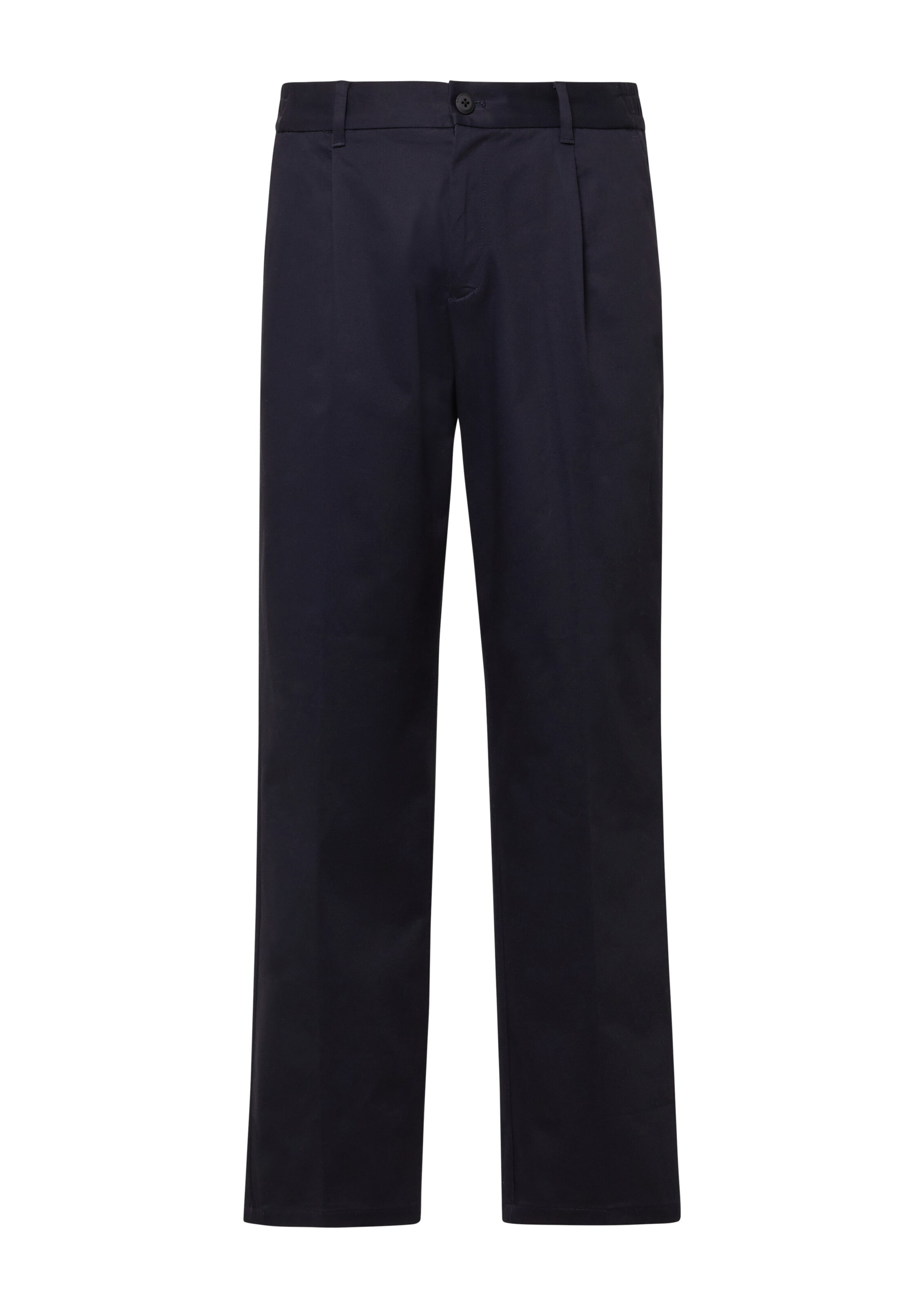 s.Oliver Bundfaltenhose in navy, Produktansicht