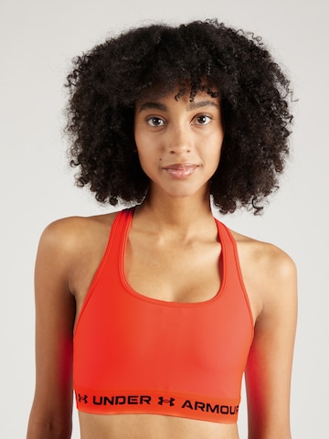 UNDER ARMOUR Bralette Sports Bra in Red: front
