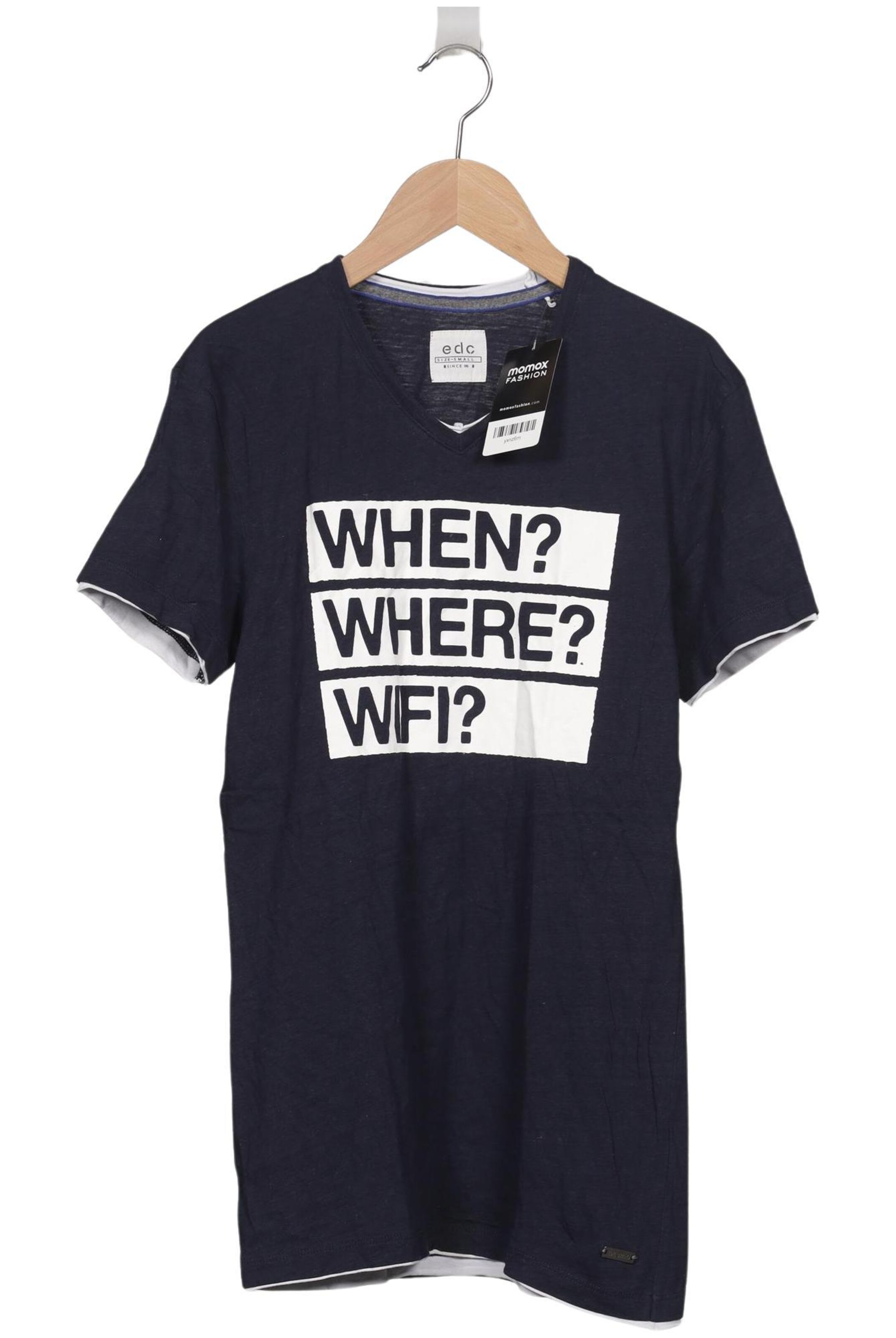 EDC BY ESPRIT Shirt in S in Blue: front