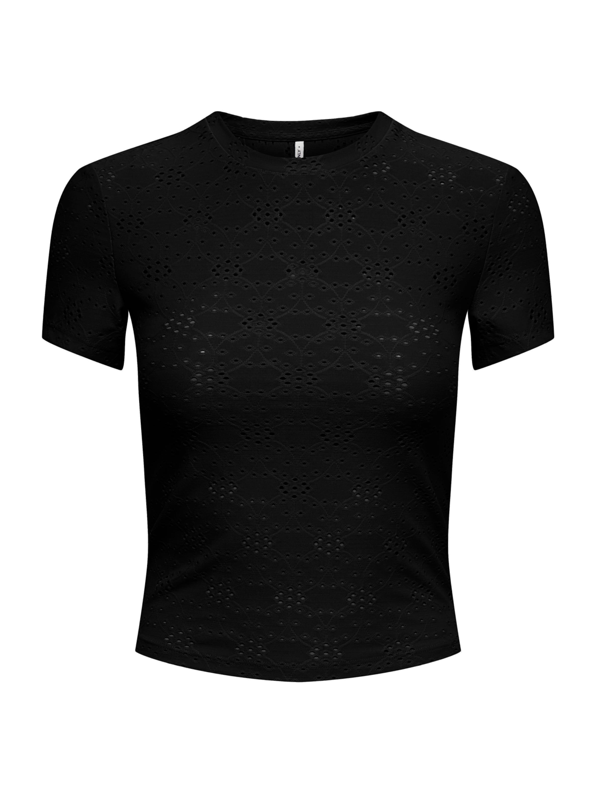 ONLY - Camiseta 'ONLSMILLA' en negro: frente