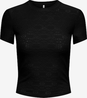 ONLY - Camiseta 'ONLSMILLA' en negro: frente