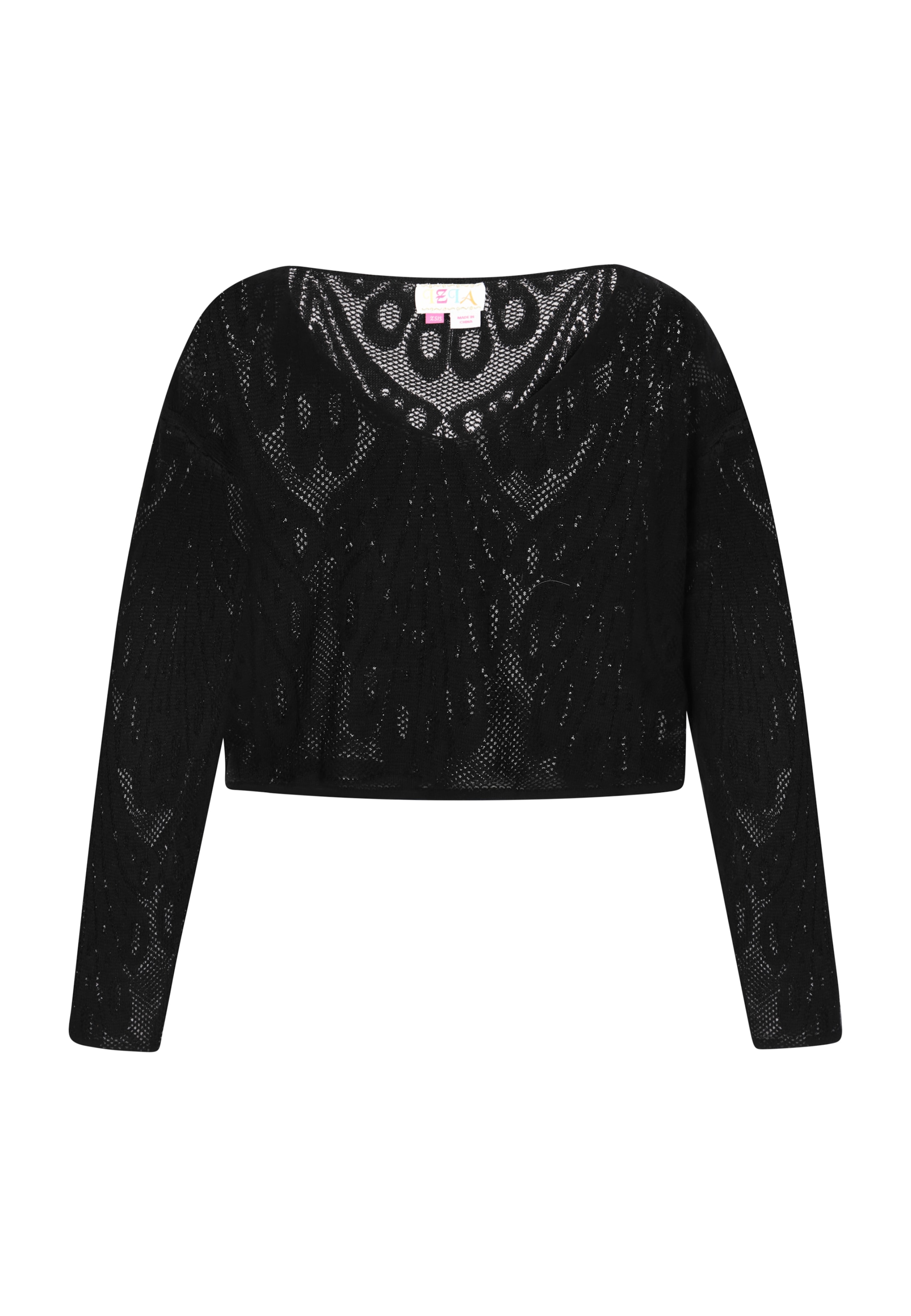 IZIA Пуловер 'Fashion Look' в черно: отпред