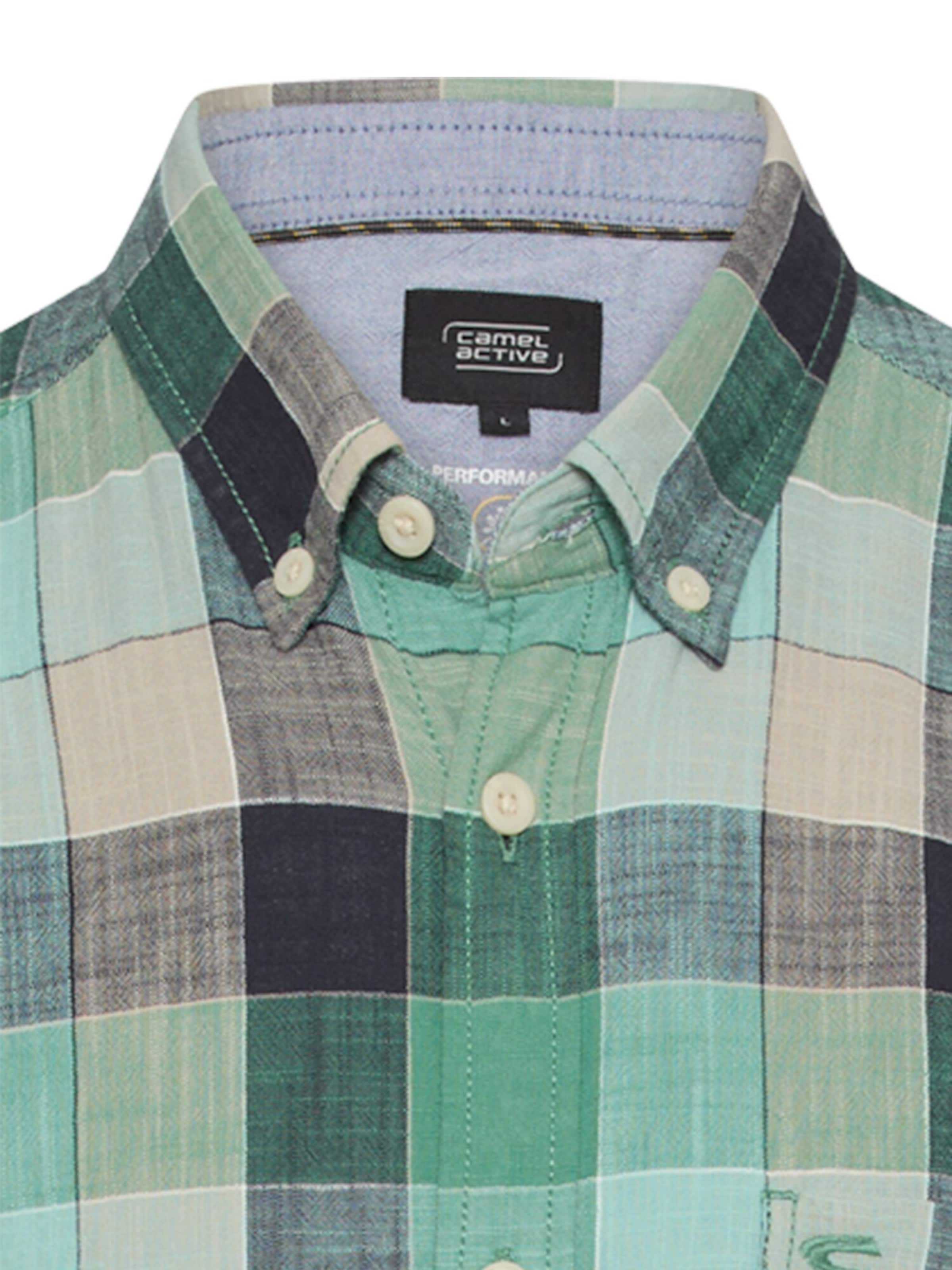 CAMEL ACTIVE Regular fit Button Up Shirt in Green
